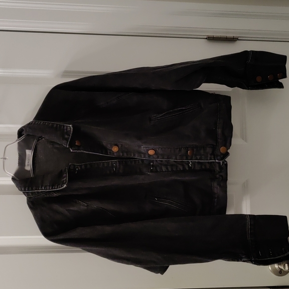 Tergoly denim Jacket black size S - Picture 3 of 4